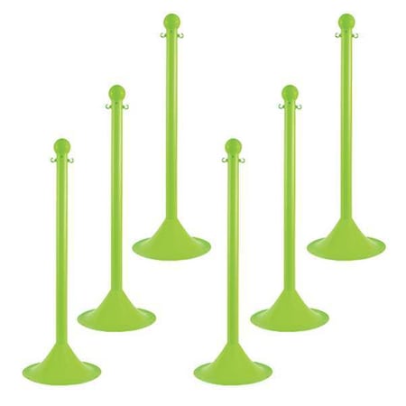 Light Duty Stanchion, 41 In. H, PK6 MPN:91514-6