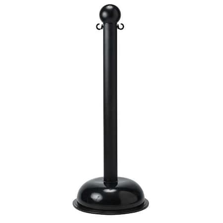 Barrier Post, 41 In. H, Black, PK6 MPN:92119