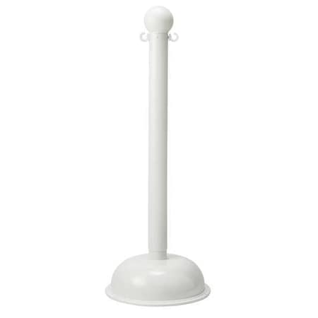 Barrier Post, 41 In. H, White, PK6 MPN:92120