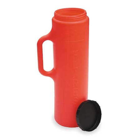 Nonspike Flare Case, Red, Polypropylene, 18 in Length, Screw-On Cap MPN:95-07-004