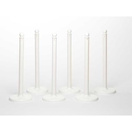 Medium Duty Stanchion, 40 In. H, PK6 MPN:96401-6