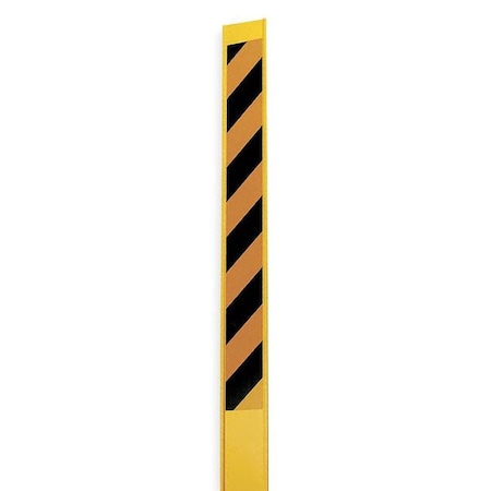 Reflective Marking Stake, Reinforced Polymer, Non-Reflective, 66 in Height, 2.2 lb., Yellow MPN:96923