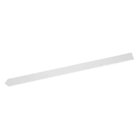 Blank Warning Stake, Reinforced Polymer, Non-Reflective, 66 Height, White MPN:96954