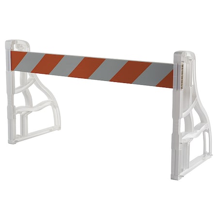 A-Cade Barricade Kit, Polypropylene, Engineer, 40 in Height, 96 in Length, 34 lb, Orange/White MPN:97-01-004-013