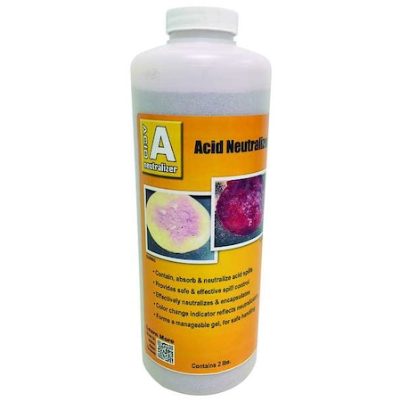 Acid Neutralizer, 1 qt, Bttl, Granular, PK10 MPN:ACID2-10