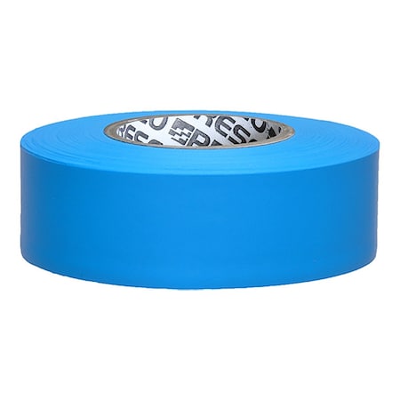 Flagging Tape, No Legend, Fluorescent Blue, 1 3/16 in Wide x 150 ft Length, Vinyl, 5 mil MPN:ARBG-200