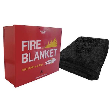 Fire Blanket, 5.2 ft W, 7 ft L, Gray MPN:BCCOL