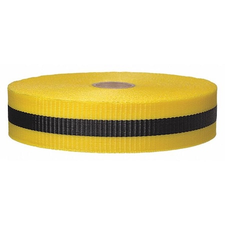 Barrier Tape, Woven, 2 In, x 200 ft, Yellow MPN:BW2YBK200-200