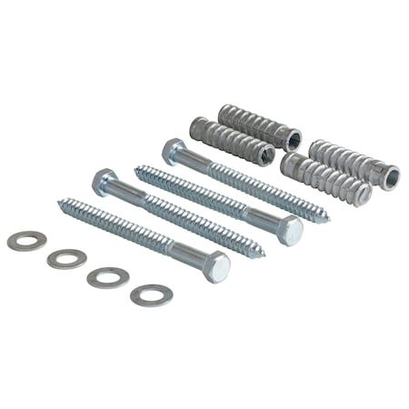 Concrete Mounting Kit, Steel, 6-3/8