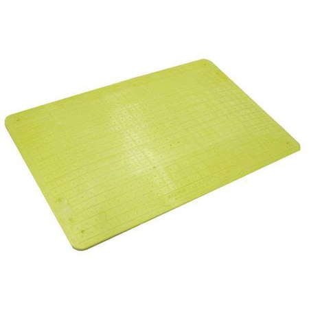 Trench Cover Fiberglass Yellow, 31.5 in W x 47.2 in L, 0.93 in Thick MPN:CSP-TC27-Y