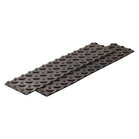 Anti-Slip Tread Rubber 20 Grit Size, Black, 4