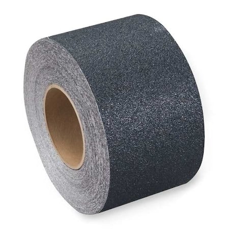 Anti-Slip Tape Aluminum oxide 60 Grit Size, Black, 4