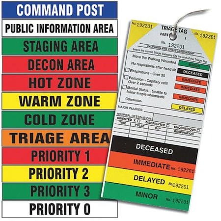 Incident ID Kit, Medical, 500 ft x 3 In MPN:HLM-KIT