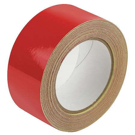 Floor Marking Tape Polyester 2 in W x 8 mil Thick MPN:KPT62RD-10