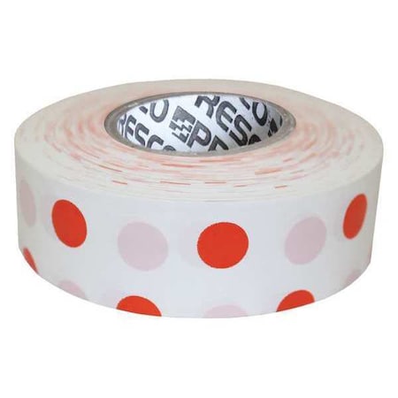 Flagging Tape, No Legend, Orange/White, 1 3/16 in Wide x 300 ft Length, Vinyl, 2 mil MPN:PDWO-200