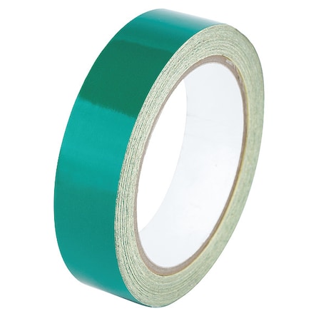 Reflective Safety Tape Vinyl Green, 1