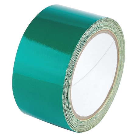 Reflective Safety Tape Vinyl Green, 2