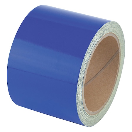 Reflective Safety Tape Vinyl Blue, 3