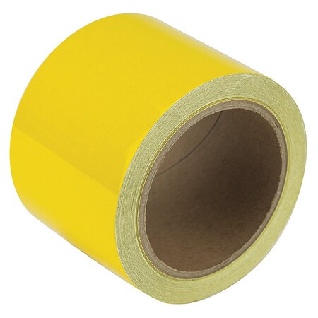 Reflective Safety Tape Vinyl Yellow, 3