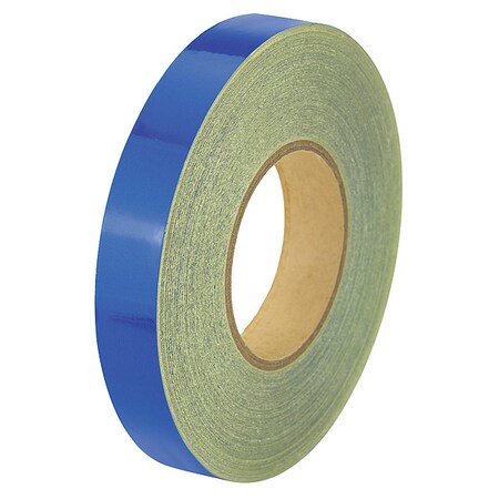 Reflective Safety Tape Vinyl Blue, 1