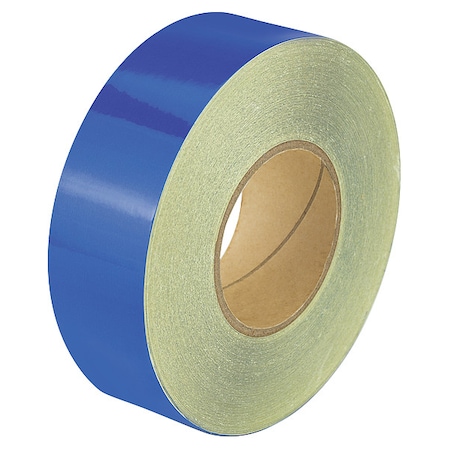Reflective Safety Tape Vinyl Blue, 2