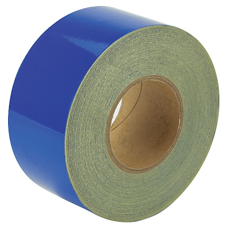 Reflective Safety Tape Vinyl Blue, 3
