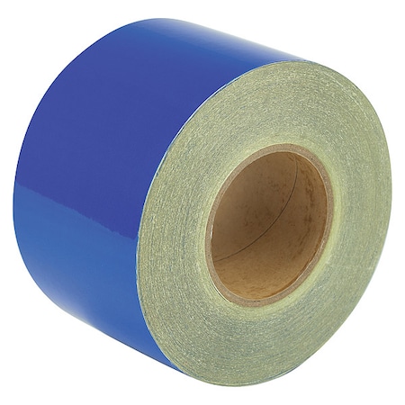 Reflective Safety Tape Vinyl Blue, 4