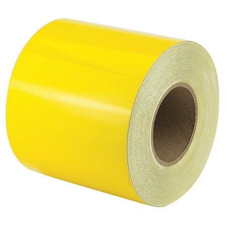 Reflective Safety Tape Vinyl Yellow, 6