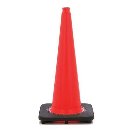 Traffic Cone, PVC, Non-Reflective, 28 in Height, 7 lb, Orange MPN:RS70032S