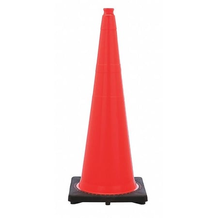 Traffic Cone, PVC, Non-Reflective, 36 in Height, 10 lb, Orange MPN:RS90045CT