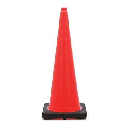 Traffic Cone, PVC, Non-Reflective, 36 in Height, 12 lb, Orange MPN:RS90055CT