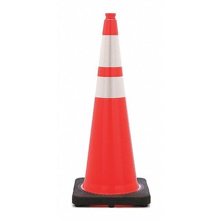 Traffic Cone, Night or High Speed Roadway (45 mph or higher), 12 lb, Reflective, 36 in H, Orange MPN:RS90055CT3M64