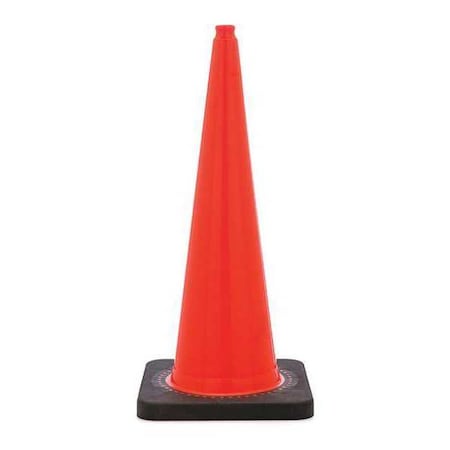 Traffic Cone, PVC, Non-Reflective, 36 in Height, 12 lb, Orange MPN:RS90070CT