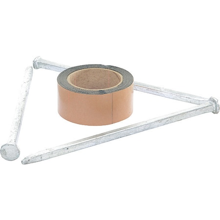 Speed Bump Asphalt Installation Kit, Rubber, Steel, 6 in Height, 13 in Length, Gray MPN:SB-48-AK