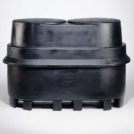 Two Drum Spill Container, Black MPN:SP-255 BLACK