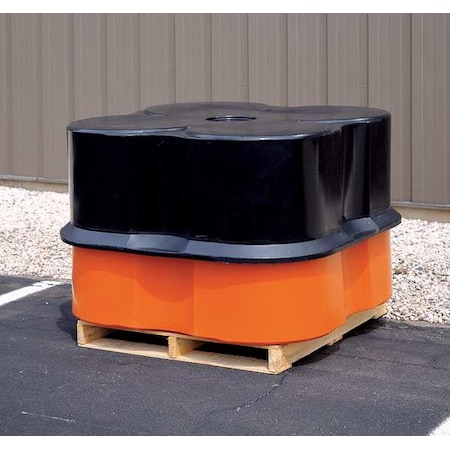 Four Drum Spill Container, Black MPN:SP455 BLACK