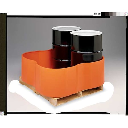 Four Drum Spill Container, Orange MPN:SP455 ORANGE