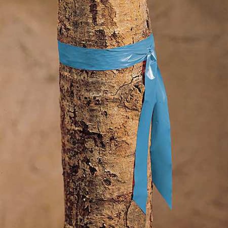 Flagging Tape, No Legend, Blue, 1 in Wide x 300 ft Length, Vinyl, 2.5 mil MPN:TF1B-200