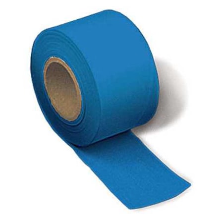 Flagging Tape, No Legend, Blue, 2 in Wide x 300 ft Length, Vinyl, 2.5 mil MPN:TF2B300-200