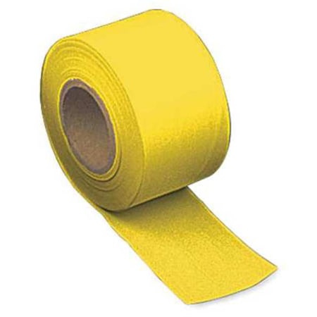 Flagging Tape, No Legend, Yellow, 2 in Wide x 300 ft Length, Vinyl, 2.5 mil MPN:TF2Y300-200