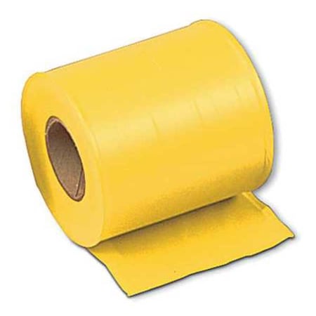 Flagging Tape, Yellow, 4 in Wide x 300 ft Length, Vinyl, 2.5 mil MPN:TF4Y300-200