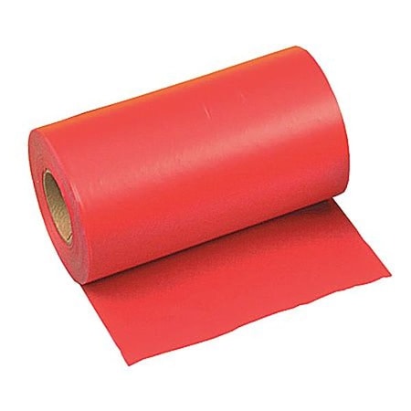 Flagging Tape, Red, 6 in Wide x 300 ft Length, Vinyl, 2.5 mil MPN:TF6R300-200