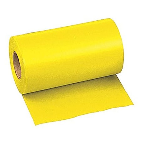 Flagging Tape, Yellow, 6 in Wide x 300 ft Length, Vinyl, 2.5 mil MPN:TF6Y300-200