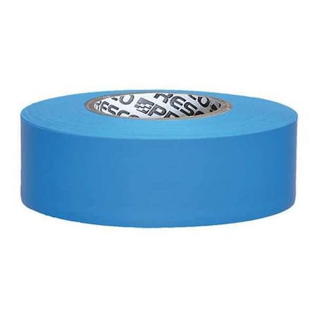 Flagging Tape, No Legend, Fluorescent Blue, 1 3/16 in Wide x 150 ft Length, Vinyl, 4.5 mil MPN:TFBG-200