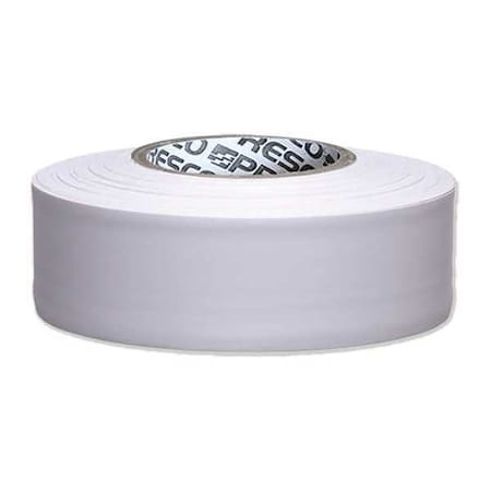 Flagging Tape, No Legend, White, 1 3/16 in Wide x 300 ft Length, Vinyl, 2.5 mil MPN:TFW-200