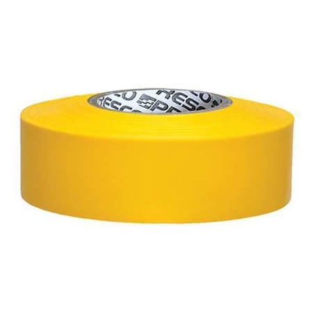 Flagging Tape, No Legend, Yellow, 1 3/16 in Wide x 300 ft Length, Vinyl, 2.5 mil MPN:TFY-200