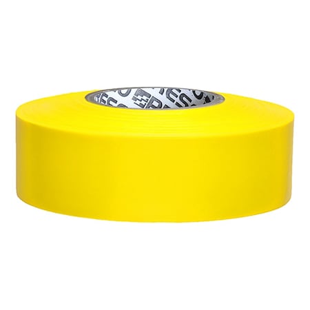 Flagging Tape, No Legend, Yellow, 1 3/16 in Wide x 150 ft Length, Vinyl, 4.5 mil MPN:TFYG-200