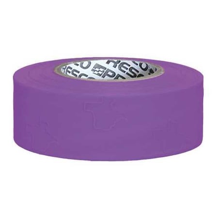 Flagging Tape, No Legend, Purple, 1 3/16 in Wide x 300 ft Length, Vinyl, 2 mil MPN:TXPP-200