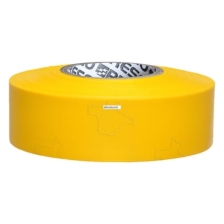 Flagging Tape, No Legend, Yellow, 1 3/16 in Wide x 300 ft Length, Vinyl, 2 mil MPN:TXY-200