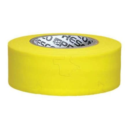 Flagging Tape, No Legend, Fluorescent Yellow, 1 3/16 in Wide x 150 ft Length, Vinyl, 3 mil MPN:TXYG-200